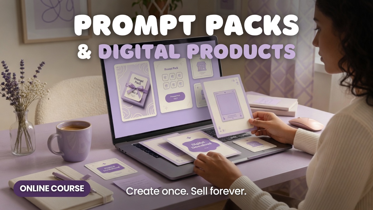 How to Create & Sell AI Prompt Packs and Digital Products