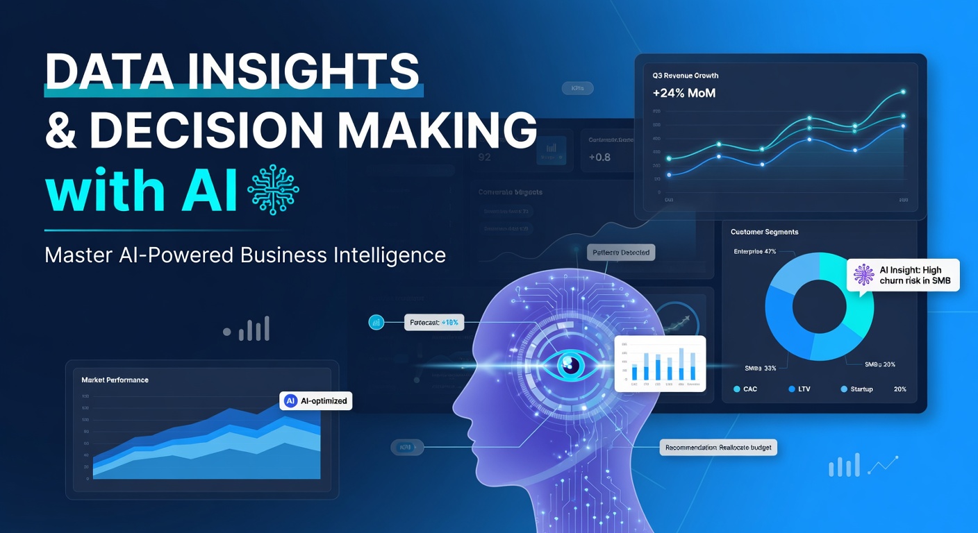 Data to Decisions: AI Analytics & Insights for Businesses